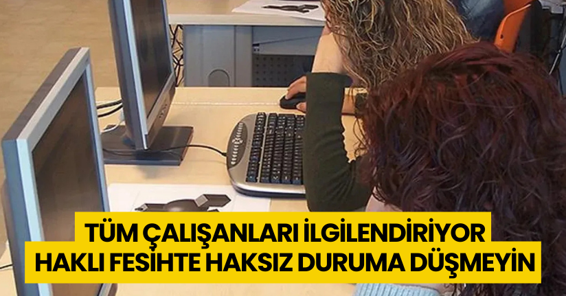 Tüm çalışanları ilgilendiriyor
