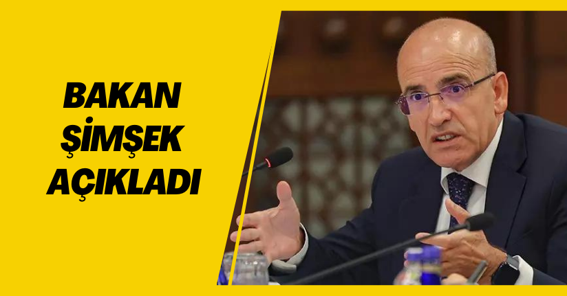 Bakan Şimşek'ten 'enflasyon' açıklaması