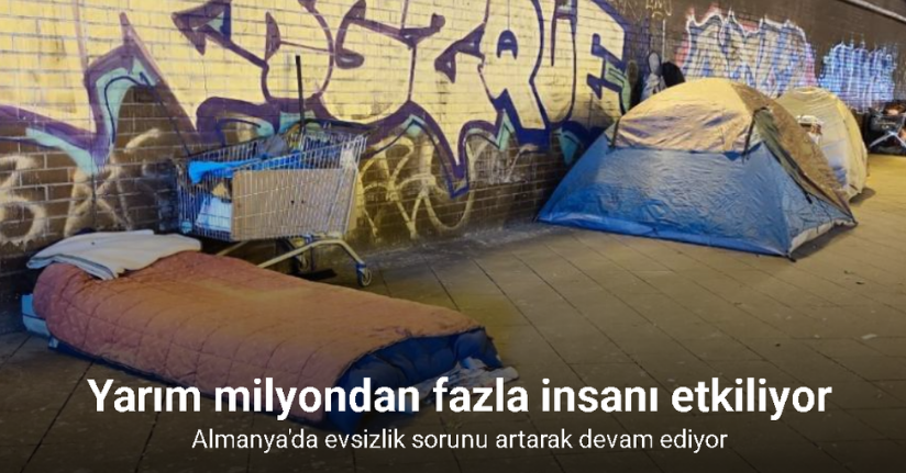 Almanya'da evsizlik sorunu artarak devam ediyor
