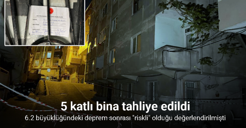 6.2 büyüklüğündeki deprem sonrası 
