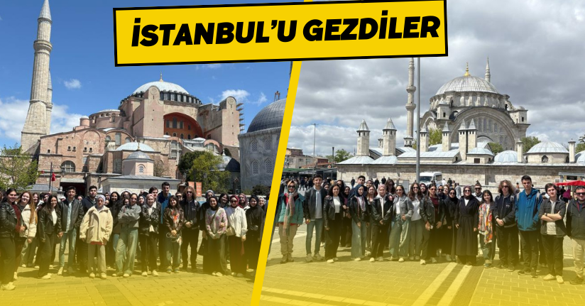 İstanbul’u gezdiler