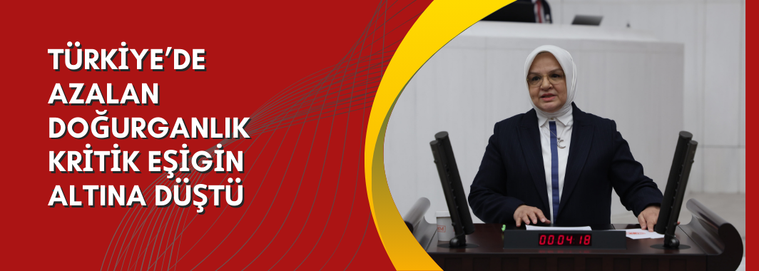  Türkiye’de doğurganlık hızı kritik eşiğin altında