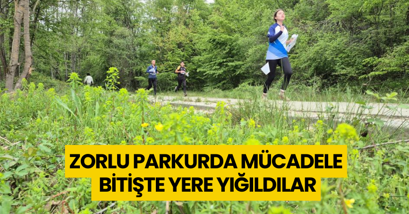 Zorlu parkurda mücadele: Bitişte yere yığıldılar