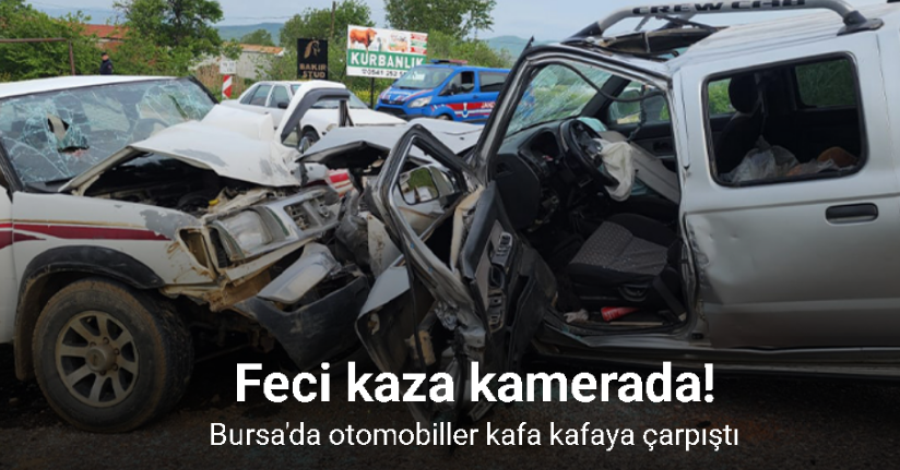 Otomobiller kafa kafaya çarpıştı: 1 ölü, 4 yaralı