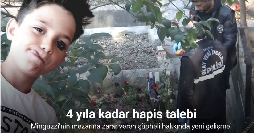 Minguzzi’nin mezarına zarar veren şüpheli hakkında 4 yıla kadar hapis talebi