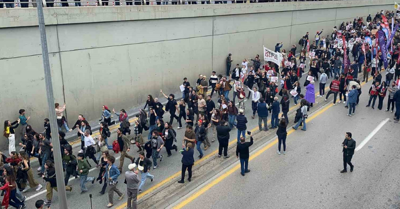 Ankara’da 1 Mayıs yürüyüşü gerçekleşti
