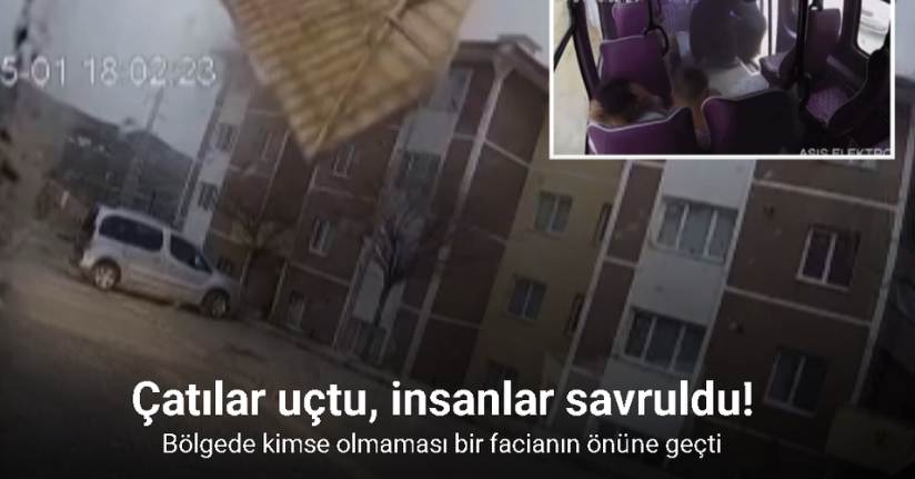 Bayburt’ta fırtına