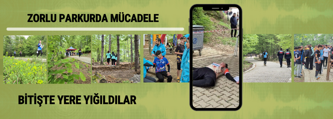 Zorlu parkurda mücadele: Bitişte yere yığıldılar
