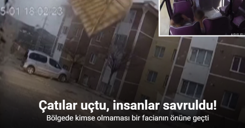 Bayburt’ta fırtına
