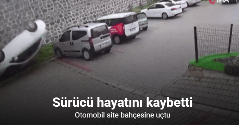 Ordu’da otomobil site bahçesine uçtu: 1 ölü