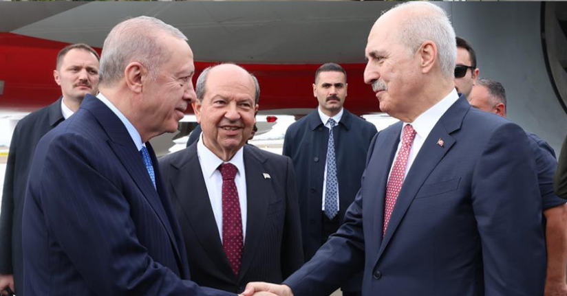 Cumhurbaşkanı Erdoğan KKTC'de