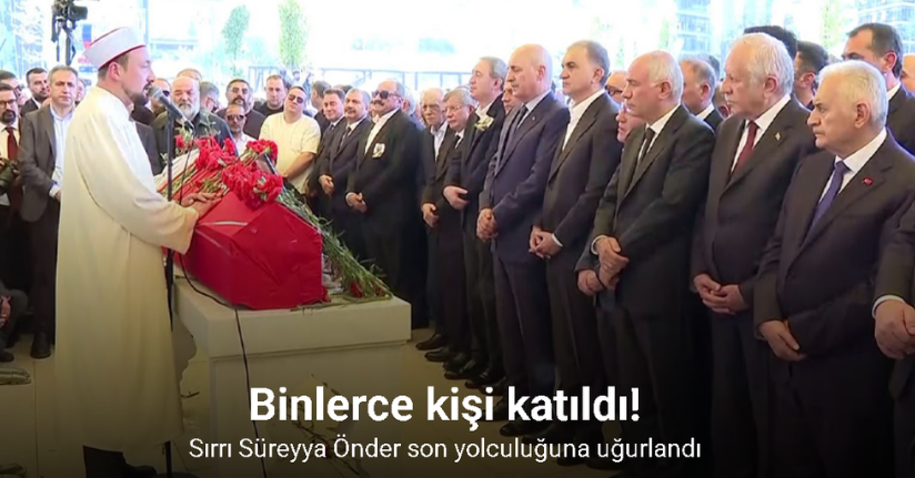 Sırrı Süreyya Önder son yolculuğuna uğurlandı