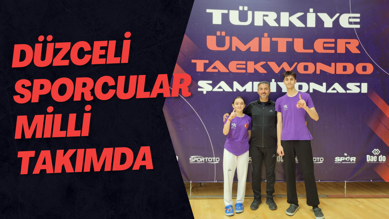 Düzceli Sporcular Milli Takımda