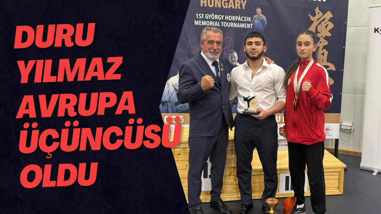 Duru Yılmaz Avrupa Üçüncüsü Oldu