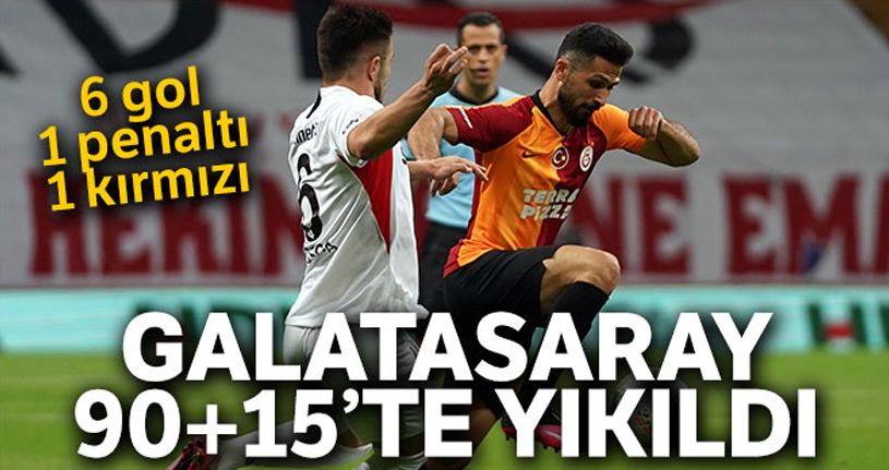 Galatasaray 3-3 Gaziantep