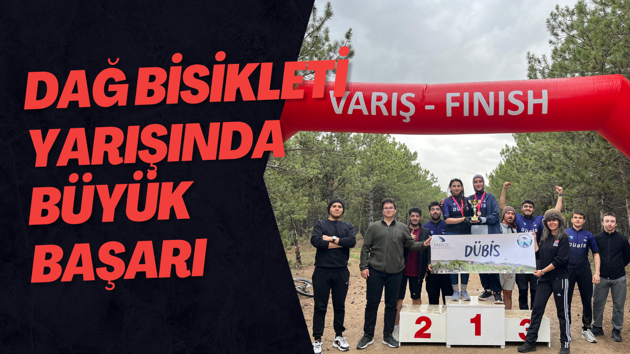 Dağ Bisikleti Yarışında Büyük Başarı