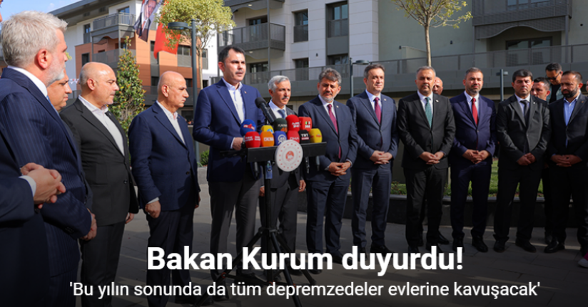 Bakan Kurum: 