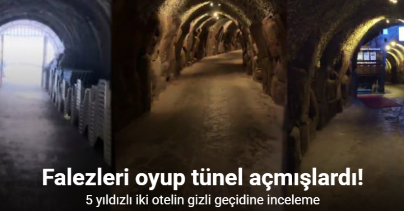 Falezlerden denize geçiş için yapılan tünellere inceleme başlatıldı