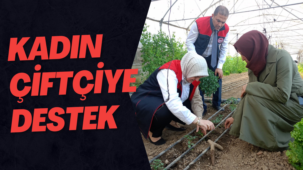 Kadın Çiftçiye Destek