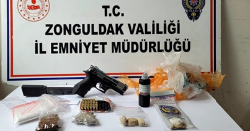 Zonguldak’ta uyuşturucu operasyonu: 5 tutuklama