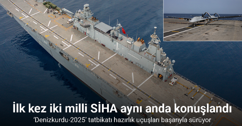 Deniz Kuvvetleri Komutanlığı’nın ‘Denizkurdu-2025’ tatbikatı hazırlık uçuşları başarıyla sürüyor