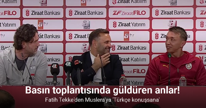 Fatih Tekke'den Muslera'ya 'Türkçe konuşsana'