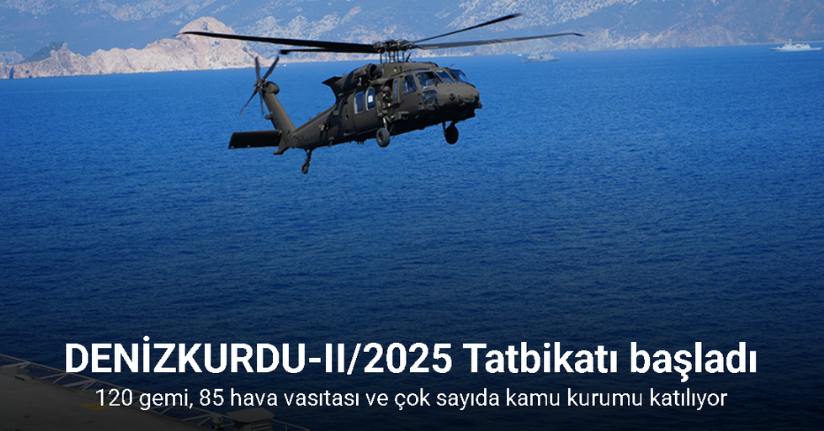 DENİZKURDU-II/2025 Tatbikatı başladı