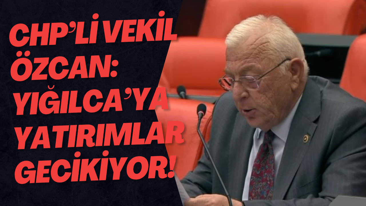 CHP’li Vekil Özcan: Yığılca’ya Yatırımlar Gecikiyor!