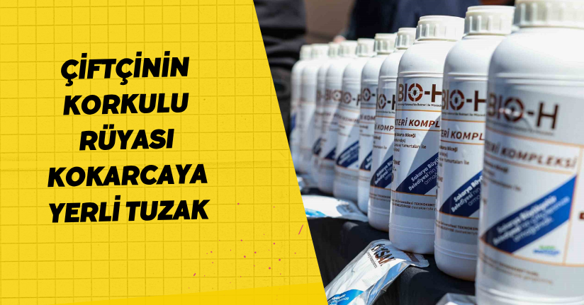 Çiftçinin korkulu rüyası kokarcaya yerli tuzak