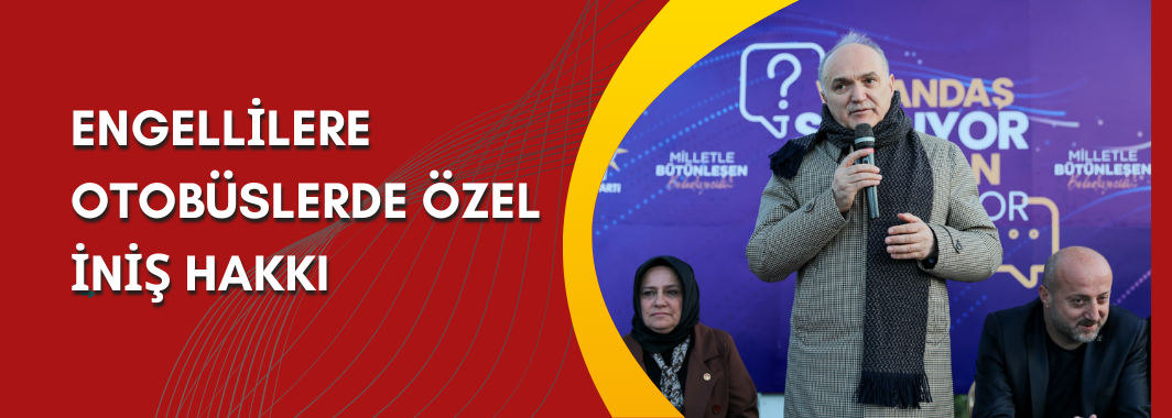Engellilere Otobüslerde Özel İniş Hakkı
