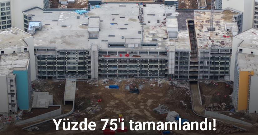 Trabzon Şehir Hastanesi inşaatının yüzde 75’i tamamlandı