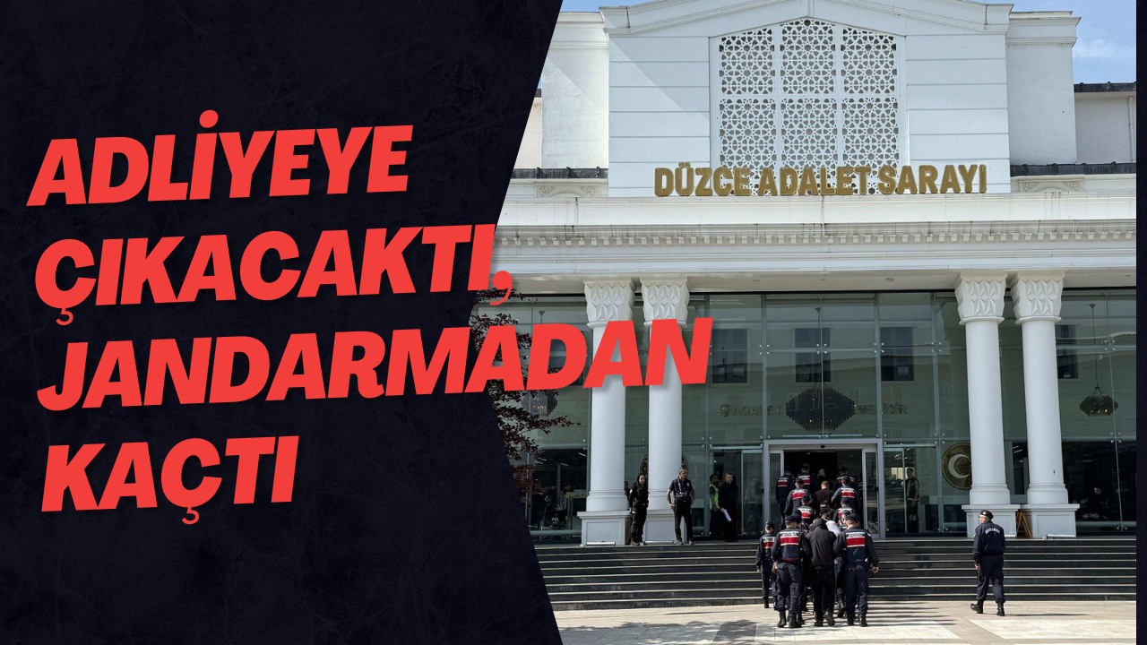 Adliyeye Çıkacaktı, Jandarmadan Kaçtı