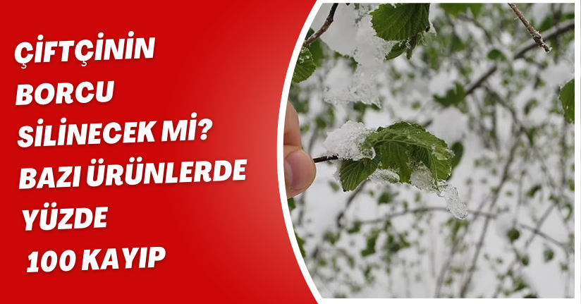 Çiftçinin borcu silinecek mi?