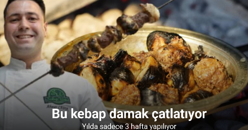 Yılda sadece 3 hafta yapılan sarımsak kebabı damak çatlatıyor