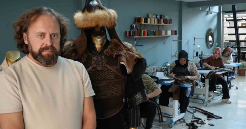 ’Game of Thrones’, ’Vikings’ ve bazı tarihi dizilerin kostüm ile aksesuarları bu atölyede üretildi