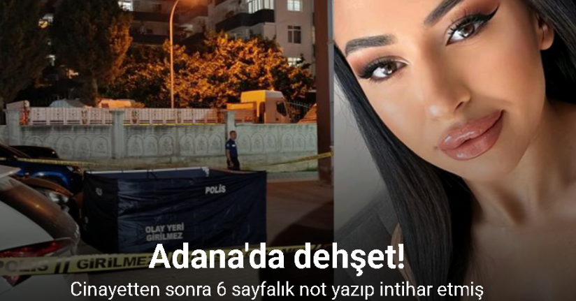 Cinayetten sonra 6 sayfalık not yazıp intihar etmiş