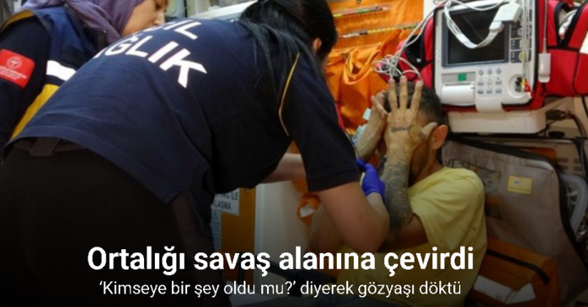 Ortalığı savaş alanına çeviren, kamyon sürücüsü ‘Kimseye bir şey oldu mu?’ diyerek gözyaşı döktü