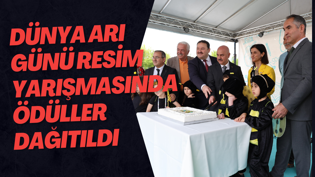 Dünya Arı Günü Resim Yarışmasında Ödüller Dağıtıldı