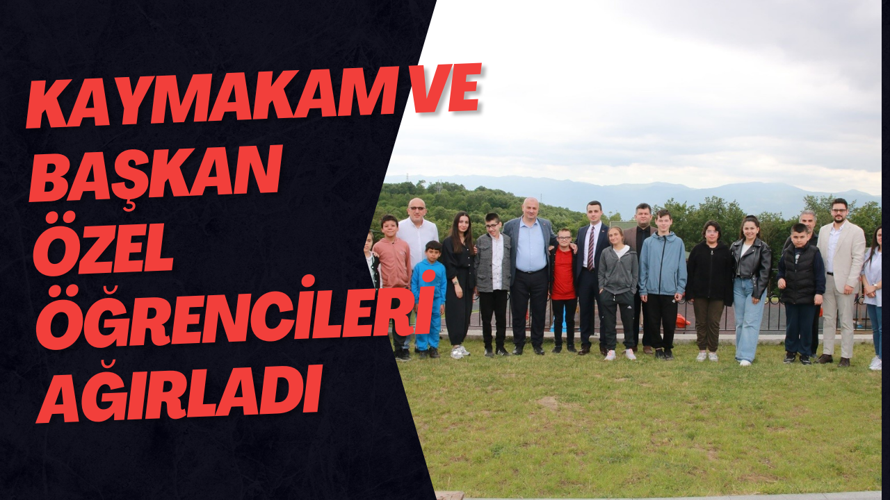 Kaymakam Ve Başkan Özel Öğrencileri Ağırladı