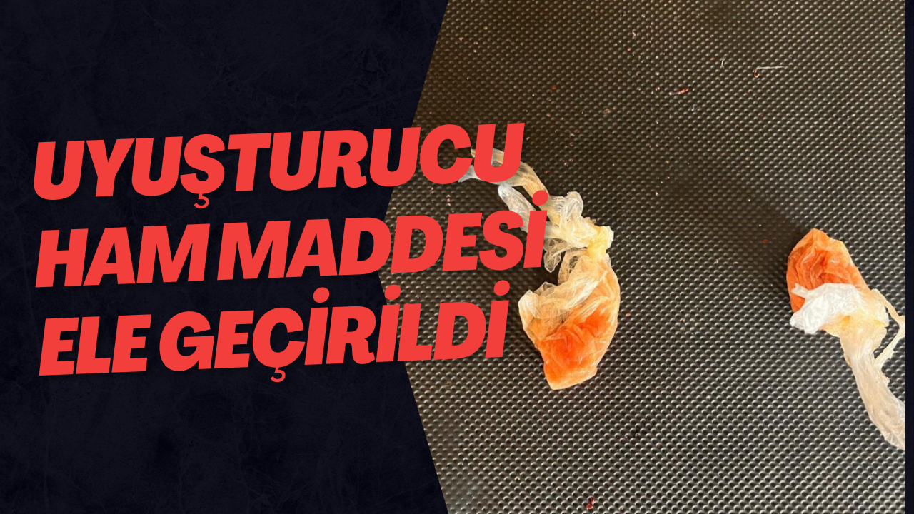 Uyuşturucu Ham Maddesi Ele Geçirildi