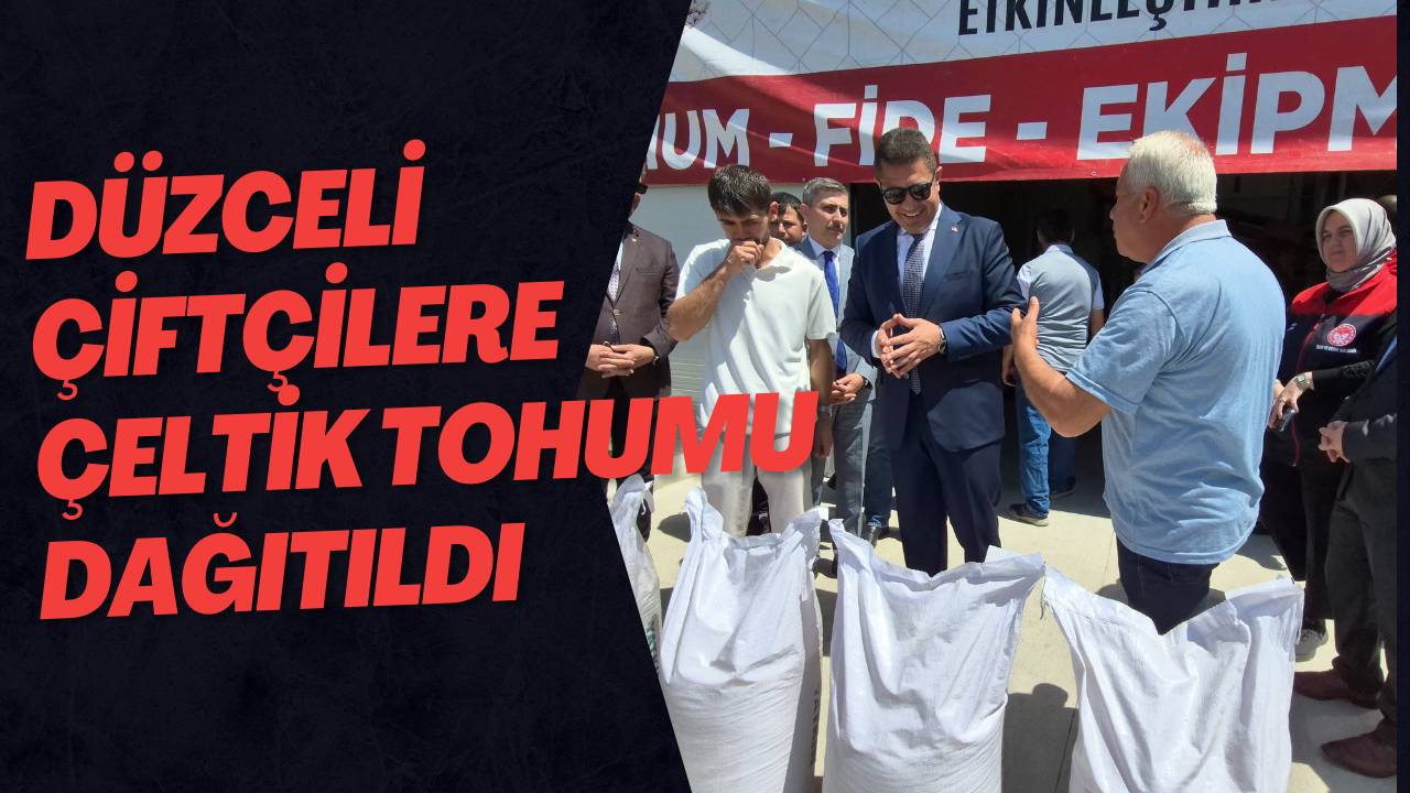 Düzceli Çiftçilere Çeltik Tohumu Dağıtıldı