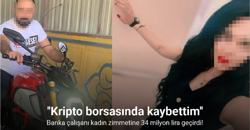 Banka çalışanı kadın zimmetine 34 milyon lira geçirdi