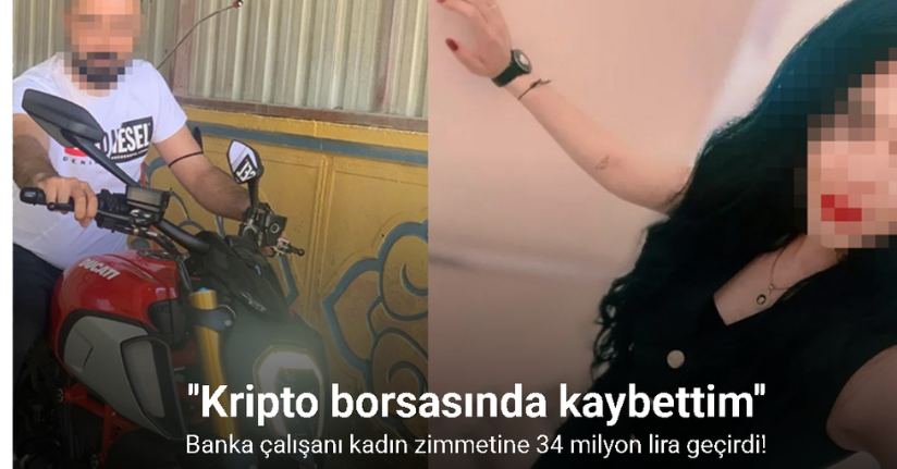 Banka çalışanı kadın zimmetine 34 milyon lira geçirdi