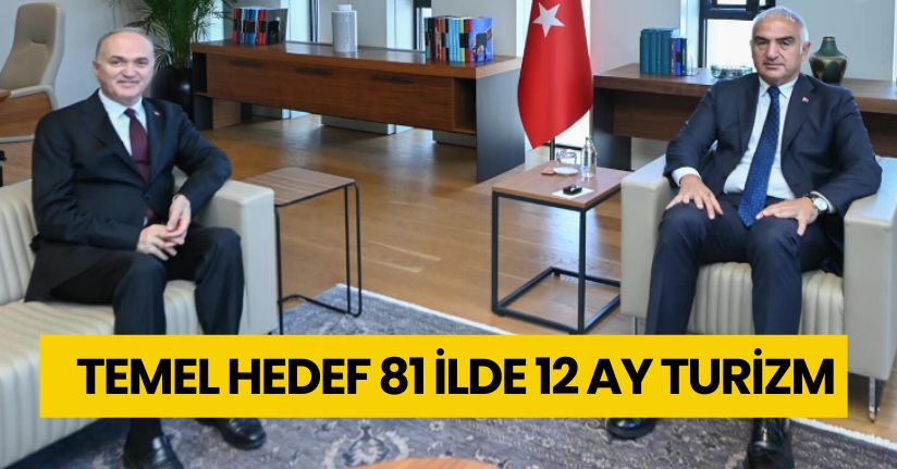  Temel hedef, 81 ilde 12 ay turizm