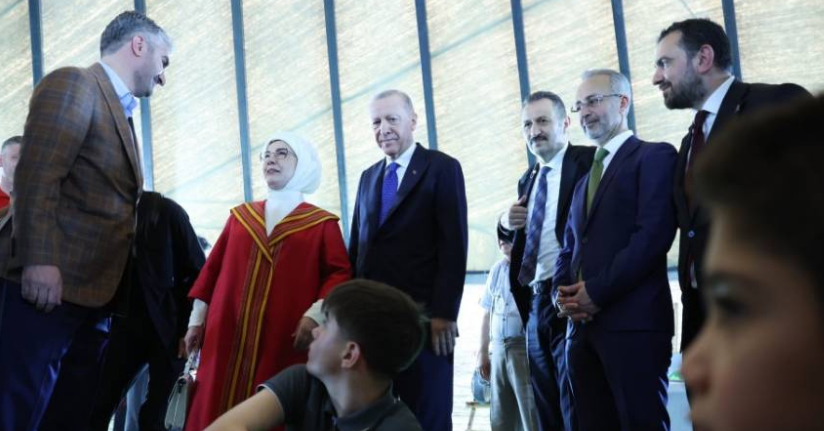 Cumhurbaşkanı Erdoğan Etnospor festivalini ziyaret etti