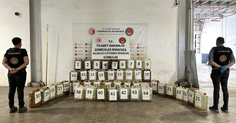 Ağrı'da 764 kilo likit metamfetamin ele geçirildi