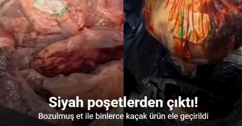 Jandarmadan şok yol uygulaması: Kaçak et ve binlerce ürün ele geçirildi