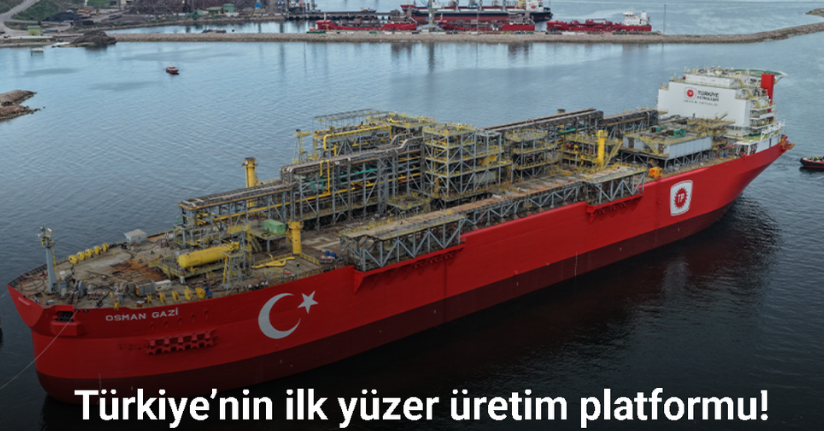 Türkiye’nin ilk yüzer üretim platformu 
