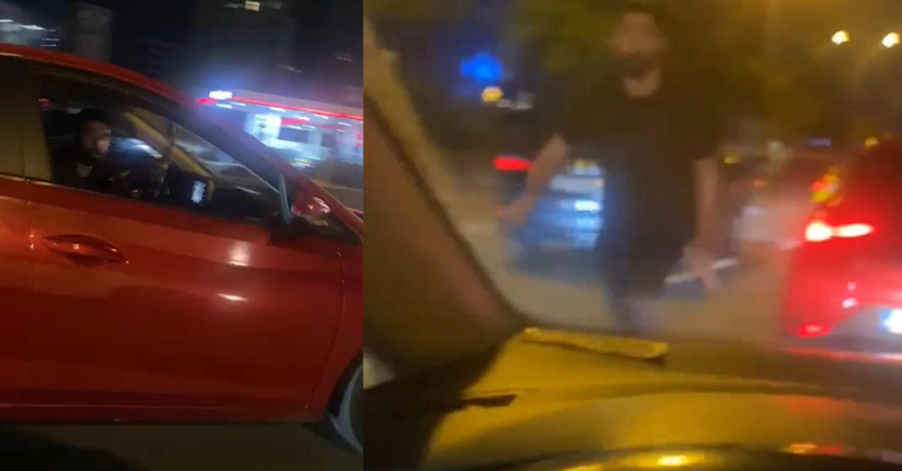 Maltepe’de yol verme tartışması: Önünü kesti, aracını yumrukladı