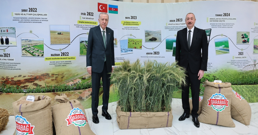 Cumhurbaşkanı Erdoğan ve Aliyev, Laçın Uluslararası Havalimanı'nın açılışını yaptı